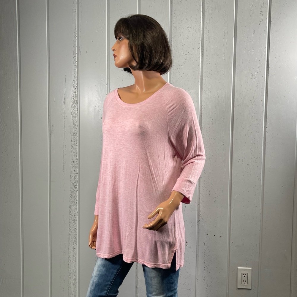 *Honeydew USA Women's Pink Tunic Top Sz L